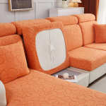 P&auml;ikeselill Jacquard Diivani istmepadja kate Elastsed diivanikatted elutoa Diivani kate tooli istme diivani kate Kodusisustus Back Cushion Cover beež
