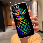 Telefoni&uuml;mbris iPhone'ile 14 13 12 11 Pro Max Xs Max Xr X 12mini 14 Plus Se Ananassi puuviljakohver Funda Capa Cell iphone XR