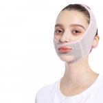 Uue disainiga l&otilde;ua &uuml;les t&otilde;stev mask V joonega vormivad n&auml;omaskid n&auml;gu kujundav unemask n&auml;o salendav rihm n&auml;gu t&otilde;stev v&ouml;&ouml; roosa