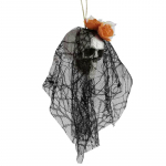 Halloweeni rippuv pealuu pea kummitus kummituslik maja p&otilde;genemine &otilde;udusrekvisiidid ornament Halloweeni peokaunistused kodu jaoks hirmutav A