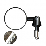 Mootorratta juhtraua peegel universaalne &uuml;mmargune tugev kleepuv lame kumer tahavaate jalgrattatarvikud B