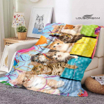 3D kassiprintimine tekk mood hoiab soojas tekk Lamedad koostisosad pehmed ja mugavad kodune reisivooditekk s&uuml;nnip&auml;evakingitus 100X150cm