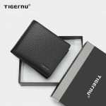 Tigernu 100% ehtsast nahast meeste rahakott Designer meeste rahakott kaardi rahakott meestele v&auml;ike rahakott Kvaliteetne luksuslik meeste rahakott
