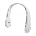 Uus mini teradeta rippuv kaelaventilaator, kaasaskantavad lehtedeta ventilaatorid 1200 mAh USB-laetav koduseks v&auml;lispordiks reisimiseks, 3 kiirusega &otilde;hujahuti sinine