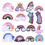 16 tk Rainbow seeria PVC-st kingav&otilde;lusid kingade kaunistamiseks 16pcs