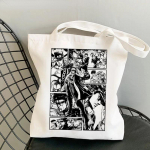 Jojo Bizarre Adventure ostukott tote poekott džuudist kott bolsa shopper bolsas de tela kott kootud reciclaje sac cabas custom 24*26cm