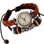 Punk Jewelry ehtsast nahast k&auml;ev&otilde;ru kell + vintage veisenahast k&auml;ev&otilde;ru + meeste ja naiste tudengikellad + suurep&auml;rased pruun