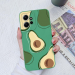 Lille&uuml;mbrised Xiaomi Redmi Note'ile 12 11 10 9 8 7 Pro Max tagakaas Armas avokaado pehme silikoonist kaamera kaitsetelefoni fondid Redmi Coques'idele Redmi Note 7S valge