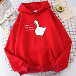 Rahu pole kunagi olnud valik Hoodie printimine Naljakas kapuutsiga dressipluus Uudsed Suurem&otilde;&otilde;tmelised topid Harajuku m&uuml;ts, k&ouml;is kapuuts XL