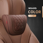 Napa nahk BMW X1 X3 X5 X6 E46 E39 peatoele Auto padi Auto kaelapadjad istmepadi tugi istme tugipadi 1PCSA brown