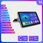 Autoraadio Hizpo 3G+32G 10,1-tolline 360&deg; p&ouml;&ouml;ratav 1 Din AutoRadio GPS universaalsele multimeediumipleierile Stereo 1DIN Video Autoraadio Carplay HeadUnit Audio S8 8Core 8G 128G AI