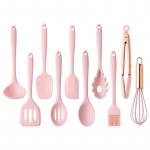 Mini silikoonist k&ouml;&ouml;gitarvete komplekt Roosa Mittenakkuvad k&ouml;&ouml;gin&otilde;ud Spaatliga Labidas Lusikas Munaklotsid K&ouml;&ouml;gi toiduvalmistamise t&ouml;&ouml;riistade komplekt roosa