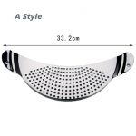 2 stiilis roostevabast terasest veefilter Kuu kujuga poti &auml;&auml;r R&auml;bufilter Deflektor K&ouml;&ouml;giviljade &auml;ravoolus&otilde;el Pasta kurnamispann Potis&otilde;el K&ouml;&ouml;gividin A style h&otilde;be