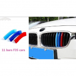 BMW 3. seeria G20 G28 F30 F35 2013 jaoks-- tarvikud Auto 3D Motorsport Power M Performance esiv&otilde;re trimmiribad 11 grilles for F35