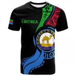 Eritrea lipu T-s&auml;rk 3D Prindiga Meeste Aafrika Unisex Graafilised T-s&auml;rgid L&uuml;hikeste varrukatega T-s&auml;rgid T&auml;navar&otilde;ivad Suvised Meeste R&otilde;ivad Meeste S