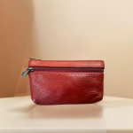 Ehtsast nahast retro m&uuml;ndikott kaardihoidja t&otilde;mblukk v&auml;ike rahakott Naiste rahakotid meeste m&uuml;ndikott veinipunane v&auml;rv