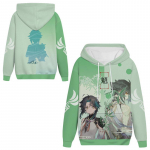 Genshin Impact Hoodies Anime m&auml;ng T&uuml;drukutele Xiao 3D Prindiga T&auml;navar&otilde;ivad Mehed Naiste Suured dressipluusid Pusad Harajuku Lastele dressid XL