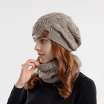 Naiste s&uuml;gistalvine v&auml;listingimustes soe villane m&uuml;ts, Unisex kootud pl&uuml;&uuml;sist paksendatud soojam&uuml;ts One Size must