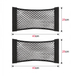 2x Toyota Corolla Rav4 Chr Avensis Yaris Auris Prius auto pakiruumi istme seljatugi elastne panipaik Net Cargo Organizer kott 40x25cm-2pcs