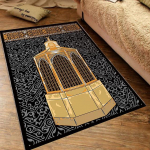 Moslemi palvematt tr&uuml;kitud tutidega Pehme Araabia d&uuml;nastia Bedfordi vaip, 1 tk 80x120cm