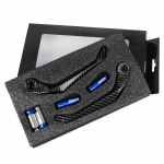 X-MAX mootorratta CNC juhtraua k&auml;epidemed kaitsepiduri siduri hoobade kaitse YAMAHA XMAX250 XMAX300 XMAX400 XMAX 250 300 jaoks sinine