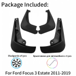 Porilauad Ford Focus MK3 3 5dr Estate Kombi porilappidele 2011- 2017 Pritsmekaitse Poritiibad eesmise taga autole Focus MK3 3