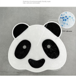 Silikoonist massaažipadi Panda Vannitoa libisemisvastane vann Selg H&otilde;&otilde;rumine Divine Instrument Foot Wash Dead Skin Du&scaron;iruumi p&otilde;randapadi 1PCS