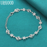 925 Sterling h&otilde;be romantiline s&uuml;dame k&auml;ev&otilde;ru Kingitus Moe ehted 20cm