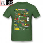 Unisex T-s&auml;rgid Kuidas ma kohtusin teie emaga T-s&auml;rk Puuvillane Unisex T-s&auml;rk Suur graafiline armas rannas&auml;rk L