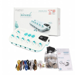 T&auml;iendage SDZ-II n&otilde;elravi stimulaatori seadet Acupoint Electronic Acupuncturist 6 v&auml;ljundiga Acupressure Relax Apparat EMS Massager