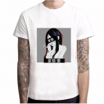 T-s&auml;rk meeste nilbe Hentai Jaapani Otaku seksikas mood T-s&auml;rgid StreetWear Tumblr Aesthetic T XS valge