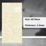 Isekleepuv marmormustriga simuleeritud plaatide kleebis Seinakaunistus WC Veekindel alumiinium-plastpaneel 10pcs
