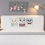 Multifilmi peatsikate Tolmukindel k&otilde;ikeh&otilde;lmav Stretch Print voodikate K&uuml;lalistetoa Voodik&uuml;lje seljatugi Dekoratiivne kaitsev W100 x H70cm