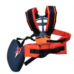 Reguleeritav trimmer, kahe &otilde;larihmaga muruniiduk V&otilde;sal&otilde;ikur, polsterdatud rihm must/punane