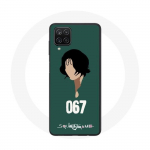 Samsung Galaxy A12 Case Squid M&auml;ng Kang Sae Byeok Face
