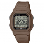 Casio digitaalne pruun kahekordse ajaga vaikrihmaga kvarts W-800H-5AV 100M meesterahva k&auml;ekell must