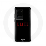 &Uuml;mbris Samsung Galaxy S20 Ultra Elite 5. hooaja punase logoga mustal taustal