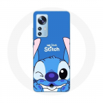 Coque pour Xiaomi Mi 12 / 12X Stitch mignon fond bleu