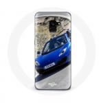 &Uuml;mbris Samsung Galaxy A8 Plus Formula 1 McLaren Car Blue jaoks
