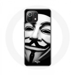 &Uuml;mbris Xiaomi Mi 11 Lite We Are Legion Anonymous Mask jaoks