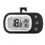 Digitaalne k&uuml;lmiku termomeeter, suur LCD-ekraan Magnetiline rippuv veekindel k&uuml;lmik s&uuml;gavk&uuml;lmik Elektrooniline temperatuurimonitor K&ouml;&ouml;gi vidinad must