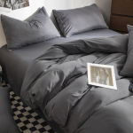 Moodne Voodipesukomplekt Valge Roheline Kahekohaline Voodipesu Tekikott Tekikoti Kate Padjap&uuml;&uuml;r Kuninga Suurus Linu Klassikaline Ruuduline T&uuml;drukule Poisile Twin 4pcs big sheet