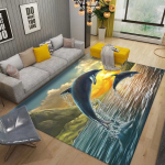 3D mereranna vaip elutuppa magamistuppa libisemisvastane salongi diivan p&otilde;rand suur ala Dekoratsioon vaip Kodu esik r&otilde;du vannitoa matt 100*200Cm