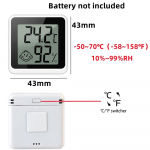 Uus mini LCD digitaalne termomeeter h&uuml;gromeeter siseruumide elektrooniline temperatuuri h&uuml;gromeeter andur m&otilde;&otilde;tja majapidamistermomeeter