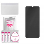 apgo Privacy Matte Hybrid protective glass compatible with Samsung Galaxy A03, flexible nano glass, great replacement for tempered glass, scratch-resi