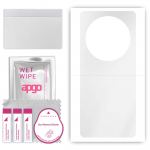 apgo Ultra Clear Protective Skin Sticker for the back compatible with Oppo Find X6 Pro, Wrap Film, Hydrogel Film, Flexible, Soft TPU with positioning