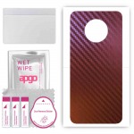 apgo skin sticker film foil vinyl for the BACK compatible with OnePlus 7T, scratch-resistant, easy to install - Carbon Chameleon CAKA5