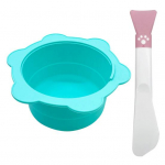 with Hair Removal Wax Spatula Stick Clear Scale Flower Shape Non-stick Reuse roosa