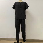 Naiste koorimiskomplekt &Otilde;e t&ouml;&ouml;riided L&uuml;hikesed varrukad Vastupidav taskutega Riided &Uuml;likond ja &uuml;laosa must