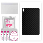 apgo Protective Skin Sticker for the back compatible with Huawei MatePad 10.4, Wrap Film, Foil, Vinyl - Pattern Carbon Black